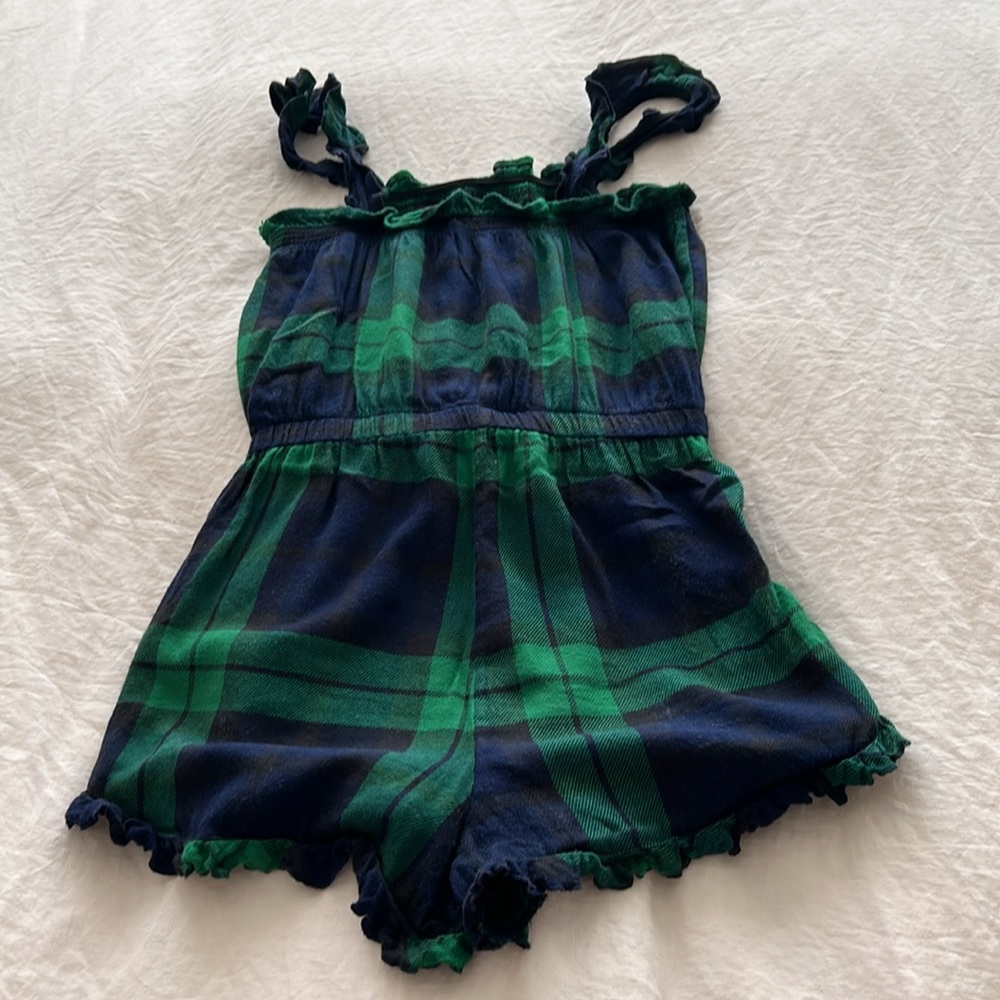 aerie flannel PJ’s romper - Picture 2 of 8
